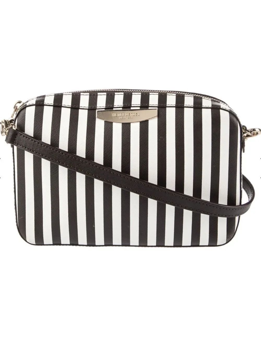 Henri Bendel Centennial Stripe crossbody or clutch
